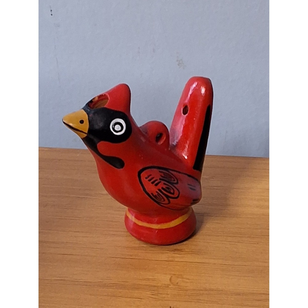 Vintage Peruvian Bird Water‎ Whistle, Hand-Painted VGVC!